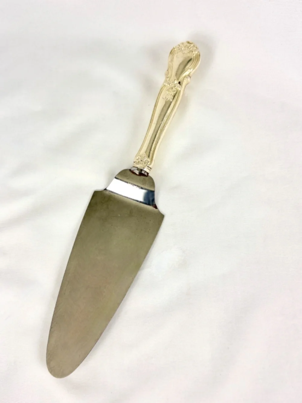 Vintage 1940 Weidlich Ancestry Sterling Silver Cake Pie Server Stainless Blade